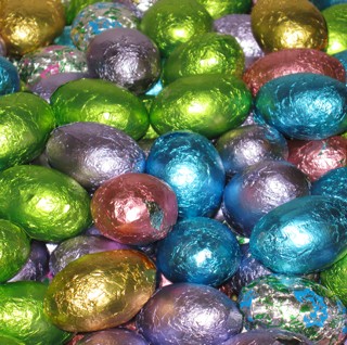 Foiled Easter Eggs